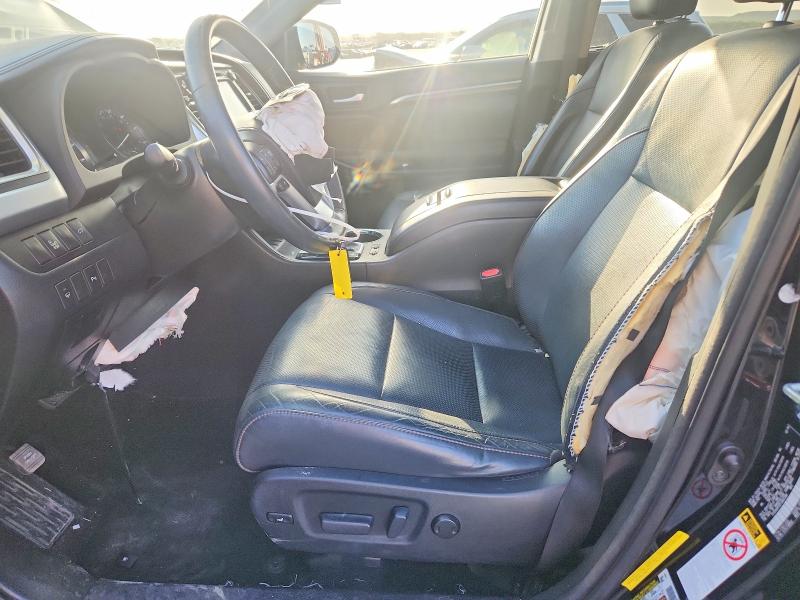 2015 Toyota Highlander VIN 5TDYKRFH2FS062388 COPART salvage auction — REAR END, Tx - Salvage Vehicle Title, sold $175 on 2026-07-27 (photo 7)