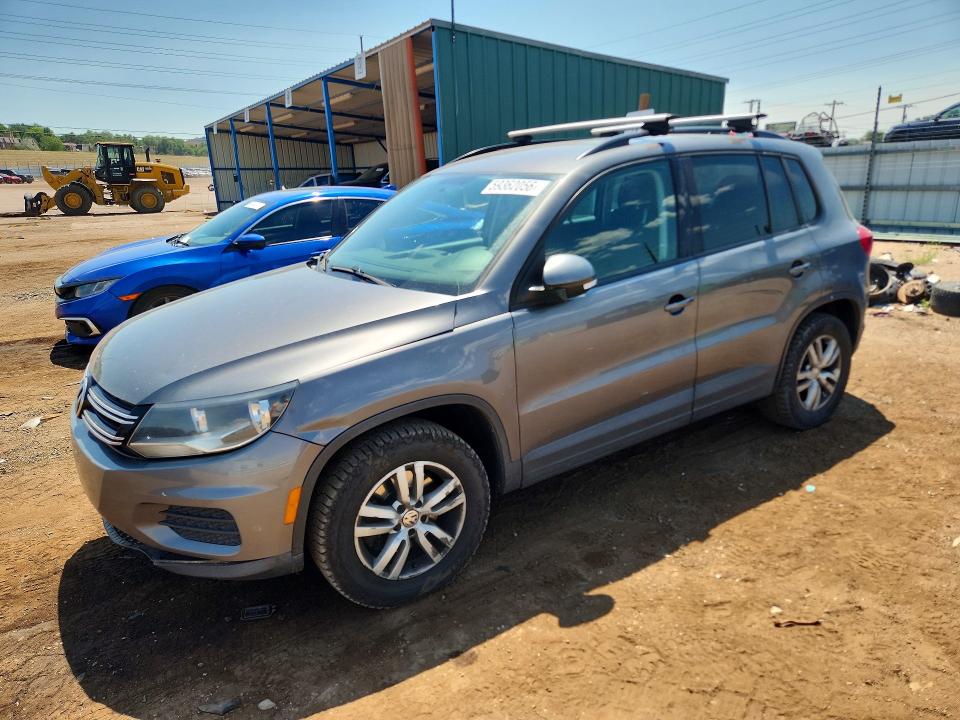 2015 Volkswagen Tiguan VIN WVGAV7AX5FW599098 COPART salvage auction — FRONT END, Co - Salvage Title, sold $775 on 2026-08-19 (photo 1)