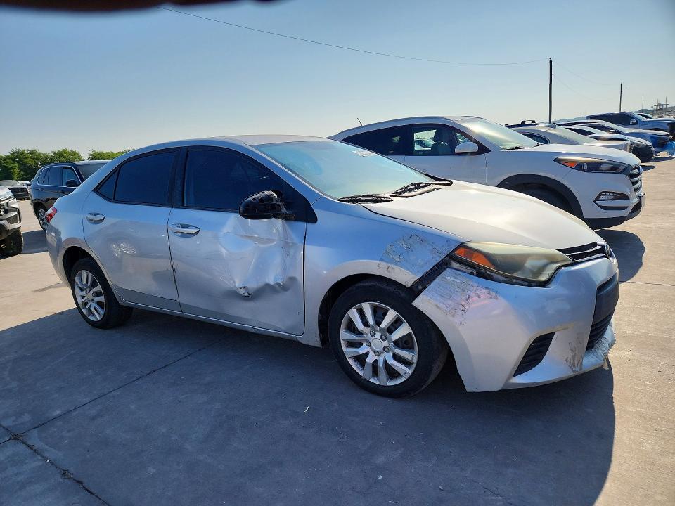 2014 Toyota Corolla VIN 5YFBURHE8EP010905 COPART salvage auction — SIDE, TX - CERTIFICATE OF TITLE (P), sold $2,100 on 2026-07-27 (photo 4)