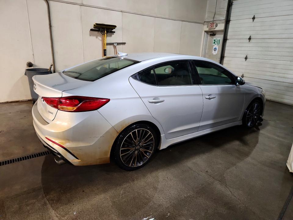 2018 Hyundai Elantra VIN KMHD04LB9JU522251 COPART salvage auction — FRONT END, AK - CERTIFICATE OF VEHICLE TITLE, sold $25 on 2026-07-28 (photo 3)