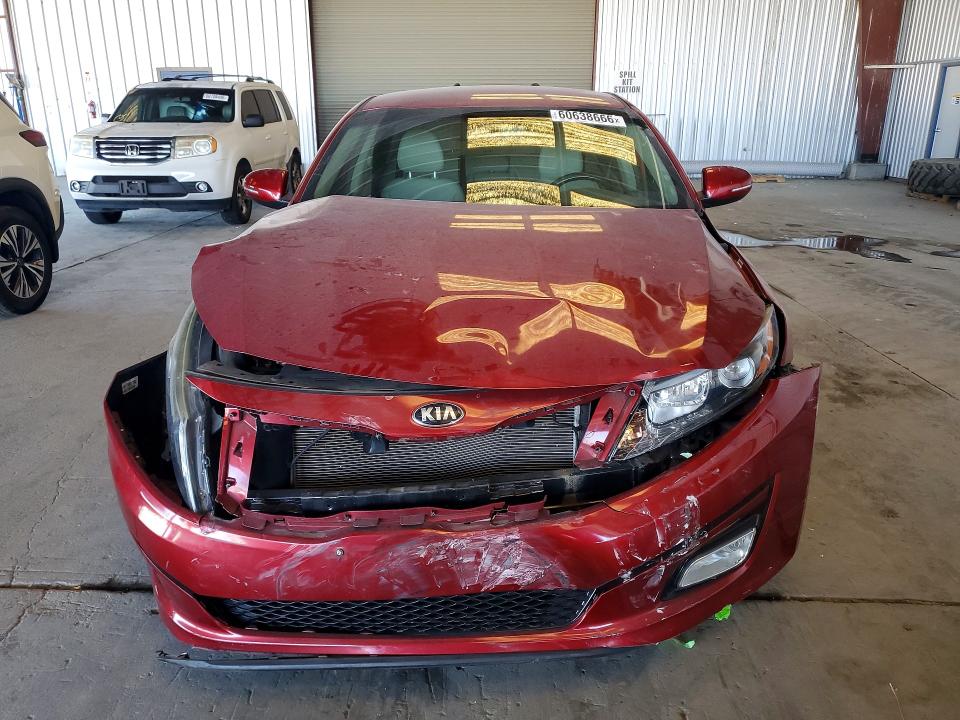 2015 Kia Optima VIN 5XXGN4A7XFG455237 COPART salvage auction — FRONT END, CA - SALVAGE CERTIFICATE, sold $825 on 2026-07-23 (photo 5)