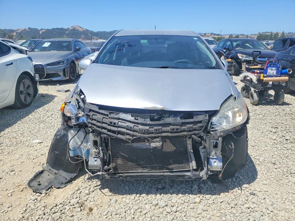 2012 Toyota Prius VIN JTDKN3DU6C1612971 COPART salvage auction — FRONT END, Ca - Salvage Certificate, sold $1,800 on 2026-07-14 (photo 5)