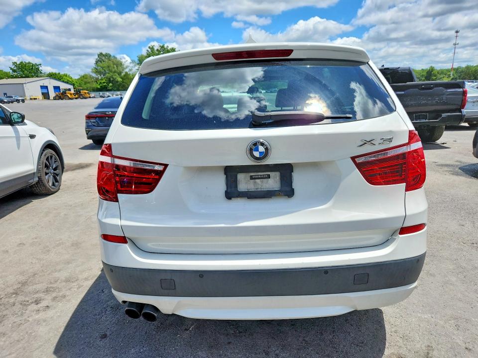 2013 BMW X3 VIN 5UXWX9C50D0A27109 COPART salvage auction — WATER/FLOOD, NJ - CERT OF TITLE-SALVAGE FLOOD, sold $550 on 2026-07-28 (photo 6)