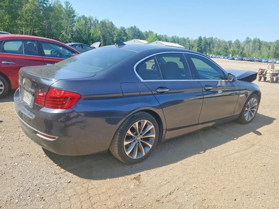 2014 BMW 5 series VIN WBA5A7C53ED617649 COPART salvage auction — FRONT END, On - Permit Salvage, sold $200 on 2026-07-30 (photo 3)
