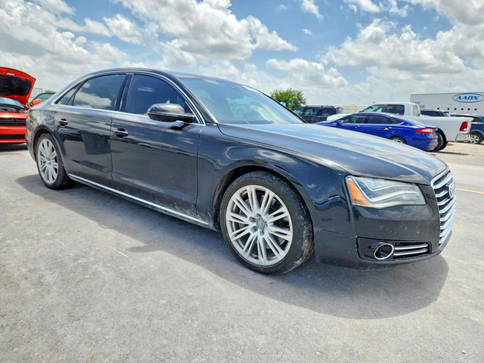 2014 Audi A8 VIN WAUR2AFD7EN006791 COPART salvage auction — FRONT END, Ok - Certificate Of Title, sold $625 on 2026-07-22 (photo 4)