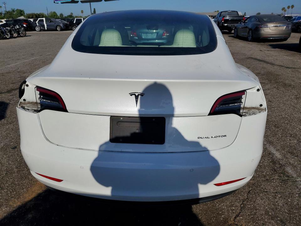 2022 Tesla Model 3 VIN 5YJ3E1EB5NF103762 COPART salvage auction — UNDERCARRIAGE, Ca - Salvage Certificate, sold $7,000 on 2026-09-01 (photo 6)