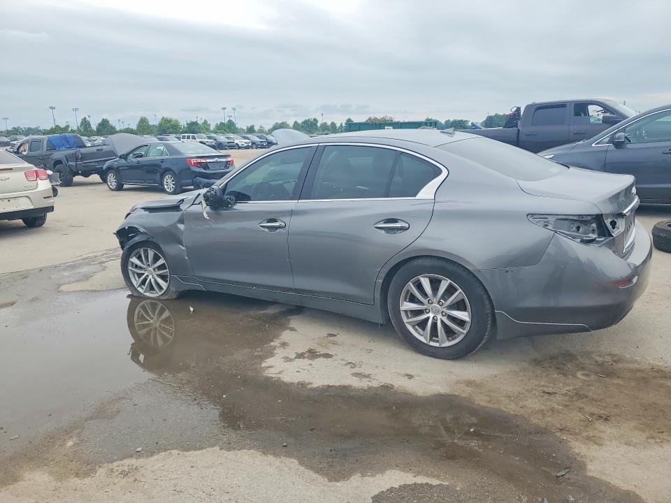 2016 Infiniti Q50 VIN JN1EV7AP9GM304512 COPART salvage auction — FRONT END, Mo - Certificate Of Title (P), sold $625 on 2026-07-31 (photo 2)