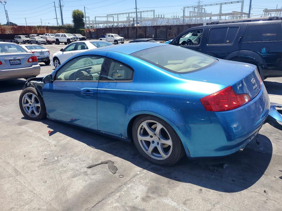 2003 Infiniti G35 VIN JNKCV54E33M205082 COPART salvage auction — FRONT END, CA - SALVAGE CERTIFICATE, sold $800 on 2026-07-22 (photo 2)
