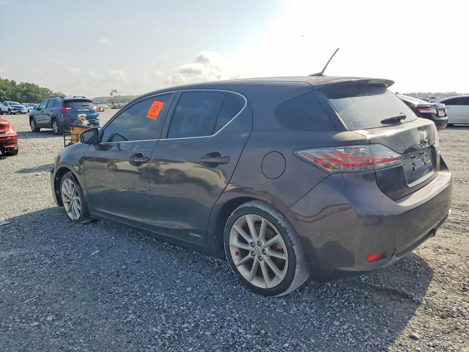 2012 Lexus Ct VIN JTHKD5BH0C2061613 COPART salvage auction — MINOR DENT/SCRATCHES, Fl - Certificate Of Title (P), sold $2,750 on 2026-07-31 (photo 2)