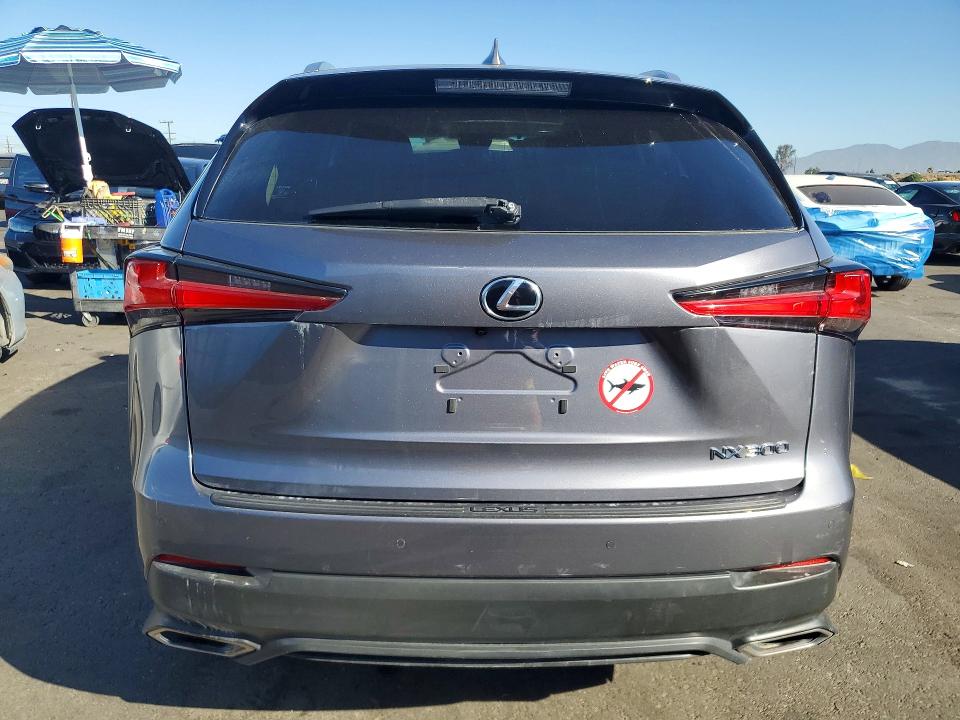 2019 Lexus Nx VIN JTJBARBZ0K2187265 COPART salvage auction — FRONT END, Ca - Salvage Certificate, sold $7,700 on 2026-07-20 (photo 6)