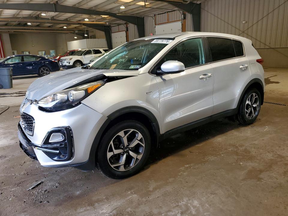 2020 Kia Sportage VIN KNDPMCAC4L7770632 COPART salvage auction — FRONT END, Pa - Certificate Of Salvage, sold $3,900 on 2026-07-22 (photo 1)