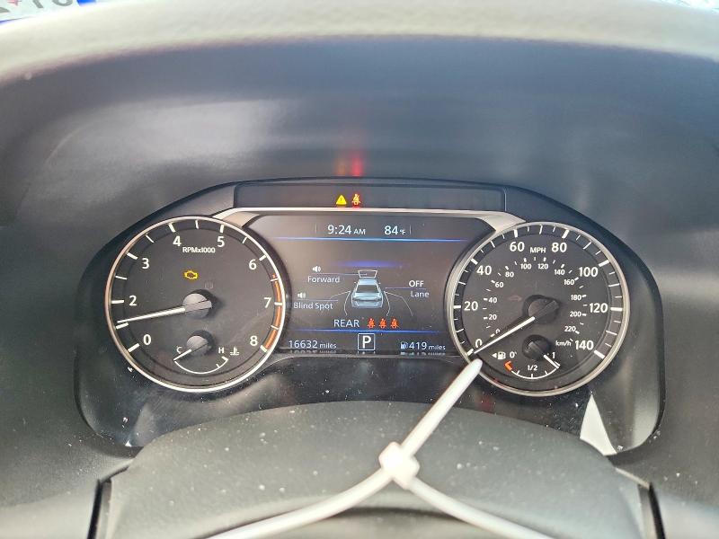 2026 Nissan Altima VIN 1N4BL4DV5TN319260 COPART salvage auction — FRONT END, TX - CERTIFICATE OF TITLE, sold $11,300 on 2026-07-27 (photo 9)
