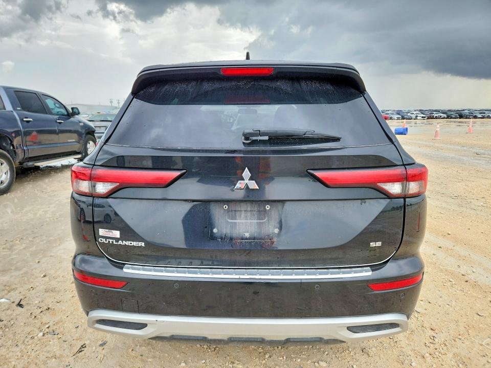 2022 Mitsubishi Outlander VIN JA4J3UA80NZ022150 COPART salvage auction — REAR END, TX - SALVAGE VEHICLE TITLE (P), sold $4,600 on 2026-07-23 (photo 6)