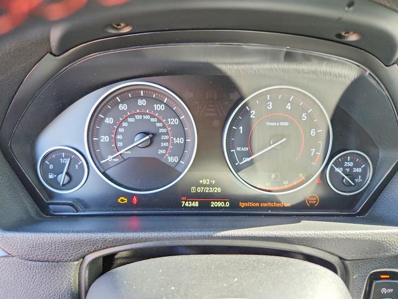 2018 BMW 3er VIN WBA8B9C54JEE81464 COPART salvage auction — WATER/FLOOD, AZ - CERT OF TITLE - SALVAGE, sold $3,550 on 2026-08-21 (photo 9)