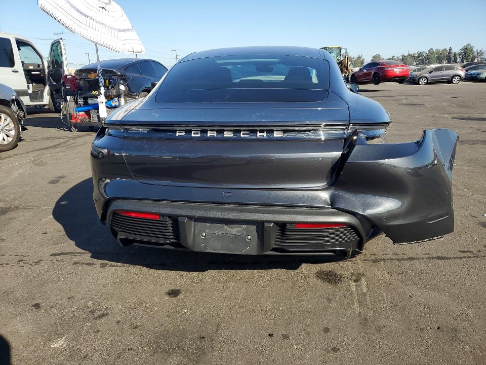 2020 Porsche Taycan VIN WP0AC2Y15LSA71288 COPART salvage auction — REAR END, Ca - Salvage Certificate, sold $24,000 on 2026-08-17 (photo 6)