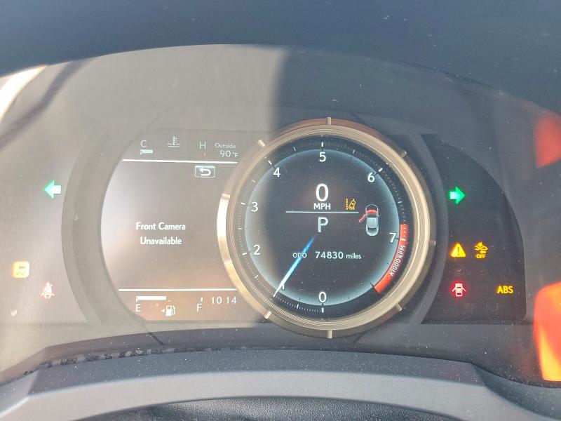 2018 Lexus Rc VIN JTHHZ5BC8J5019038 COPART salvage auction — FRONT END, LA - CERT OF TITLE-SALVAGE, sold $7,100 on 2026-08-17 (photo 9)
