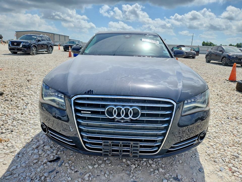 2014 Audi A8 VIN WAURMAFD0EN006478 COPART salvage auction — REAR END, Tx - Salvage Vehicle Title, sold $6,200 on 2026-07-09 (photo 5)