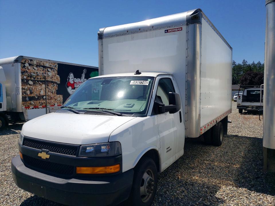 2021 Chevrolet Express 4500 VIN 1HA6GVC73MN006956 — COPART salvage auction photo