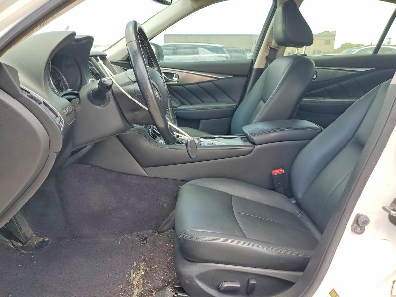 2015 Infiniti Q50 VIN JN1BV7AP7FM358098 COPART salvage auction — FRONT END, Tx - Salvage Vehicle Title, sold $175 on 2026-07-30 (photo 7)
