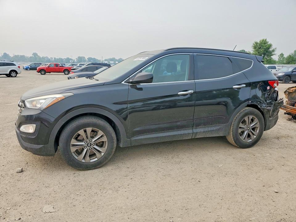 2016 Hyundai Santa fe VIN 5XYZU3LB5GG328240 COPART salvage auction — REAR END, On - Permit Salvage, sold $175 on 2026-07-28 (photo 1)