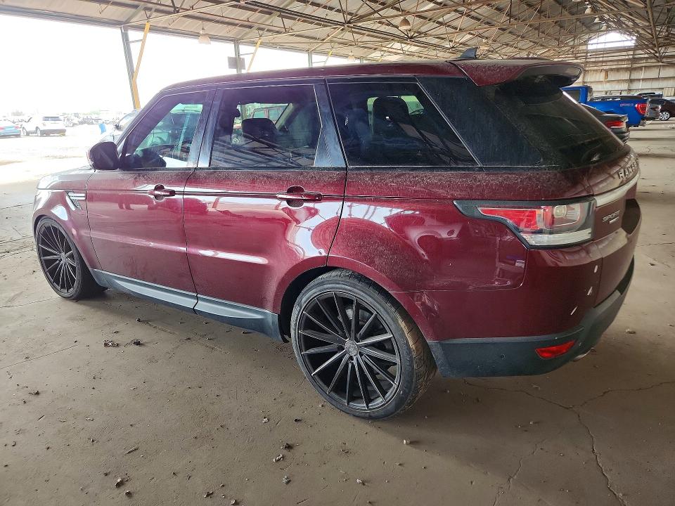 2016 Land rover Range rover sport VIN SALWR2VF7GA553024 COPART salvage auction — MINOR DENT/SCRATCHES, AZ - CERTIFICATE OF TITLE (P), sold $6,500 on 2026-07-27 (photo 2)