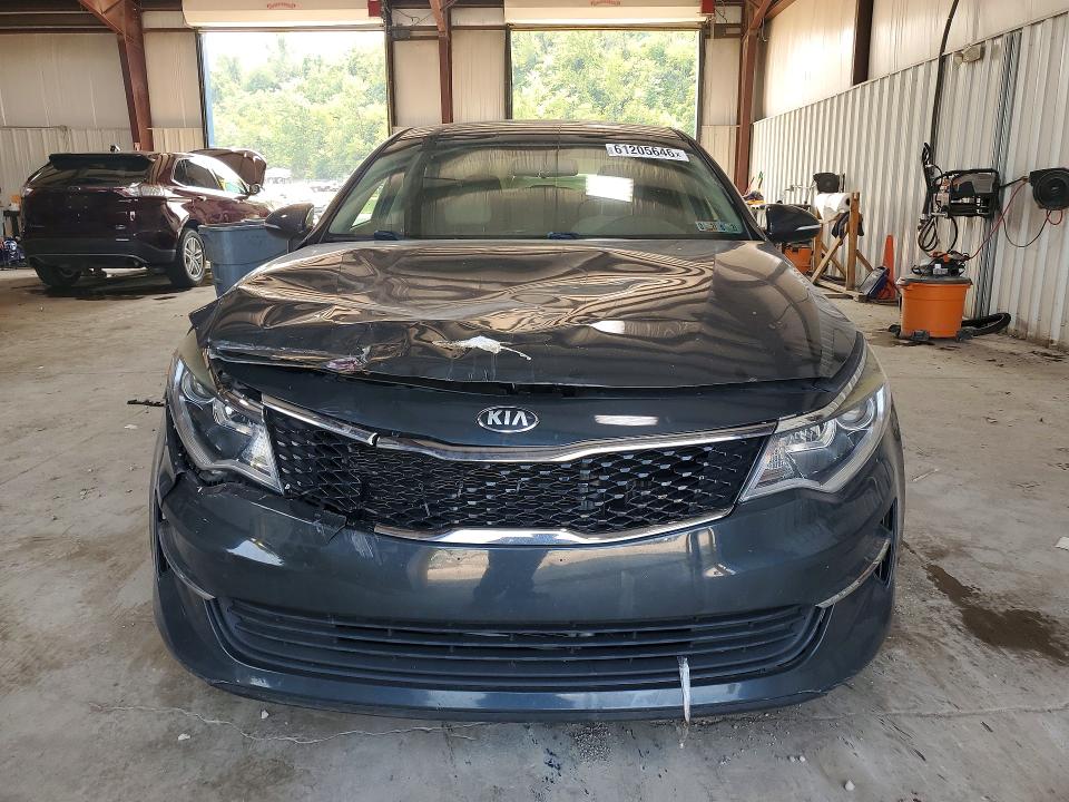 2016 Kia Optima VIN 5XXGT4L11GG022504 COPART salvage auction — FRONT END, Pa - Cert Of Title, sold $500 on 2026-07-29 (photo 5)