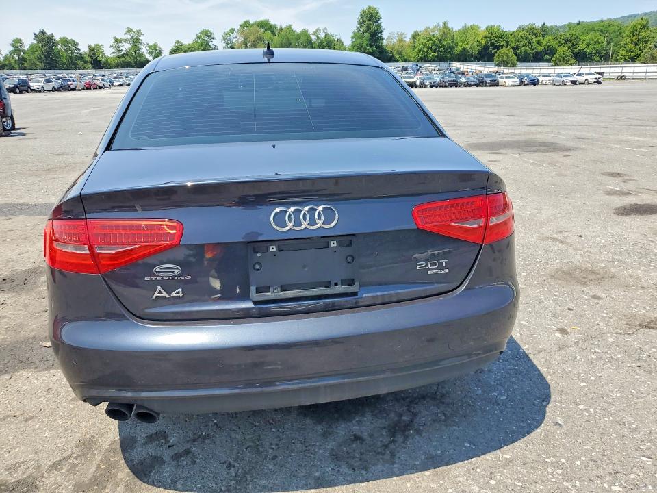 2013 Audi A4 VIN WAUFFAFL0DN006659 COPART salvage auction — FRONT END, Pa - Certificate Of Salvage, sold $300 on 2026-07-28 (photo 6)