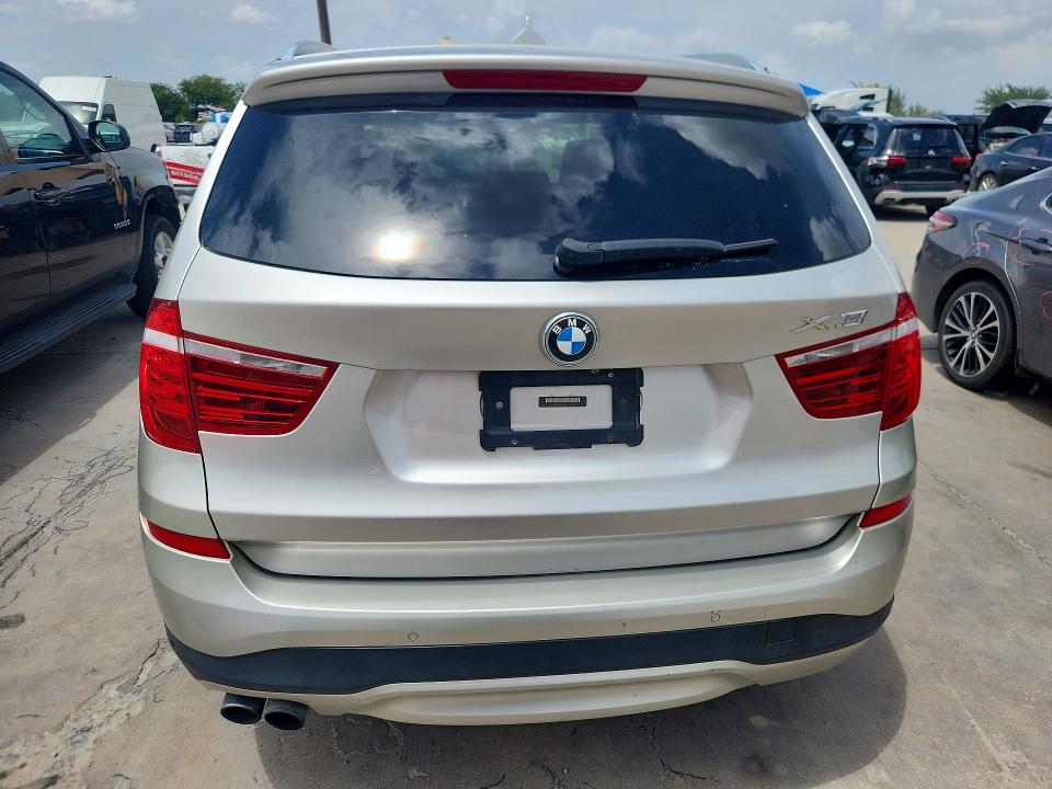 2017 BMW X3 VIN 5UXWX9C59H0T12393 COPART salvage auction — NORMAL WEAR, Tx - Bonded Title - Clean (P), sold $3,600 on 2026-07-28 (photo 6)