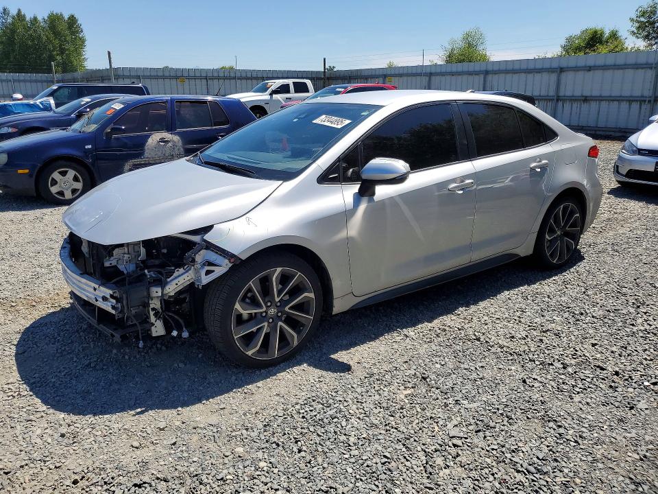 2021 Toyota Corolla VIN JTDS4MCE8MJ062791 COPART salvage auction — FRONT END, Wa - Bill Of Sale, sold $5,800 on 2026-07-13 (photo 1)