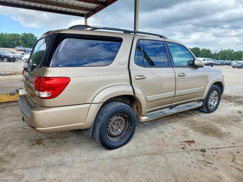 2007 Toyota Sequoia VIN 5TDZT34A67S292022 COPART salvage auction — MINOR DENT/SCRATCHES, AL - CERTIFICATE OF TITLE (P), sold $2,950 on 2026-07-28 (photo 3)