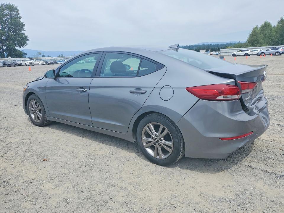 2017 Hyundai Elantra VIN KMHD84LF5HU386755 COPART salvage auction — REAR END, WA - BILL OF SALE, sold $60 on 2026-07-27 (photo 2)