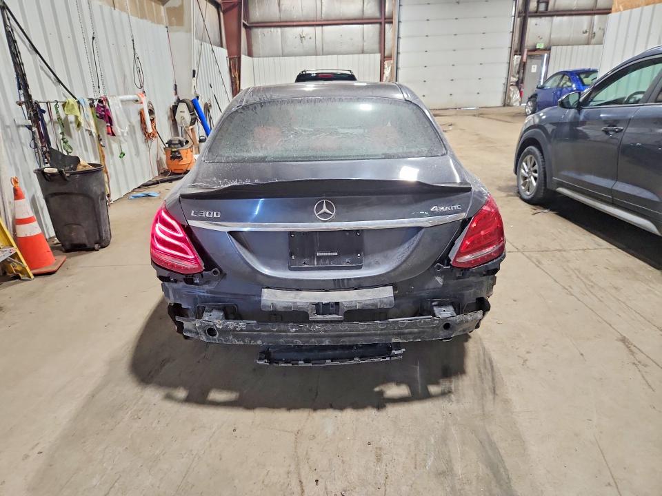 2015 Mercedes-benz C-klasse VIN 55SWF4KB3FU007936 COPART salvage auction — REAR END, Ak - Cert Of Veh Title-Reconstructe, sold $2,100 on 2026-07-21 (photo 6)
