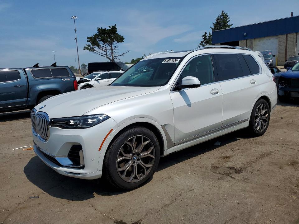 2021 BMW X7 VIN 5UXCW2C07M9E24720 — COPART salvage auction photo