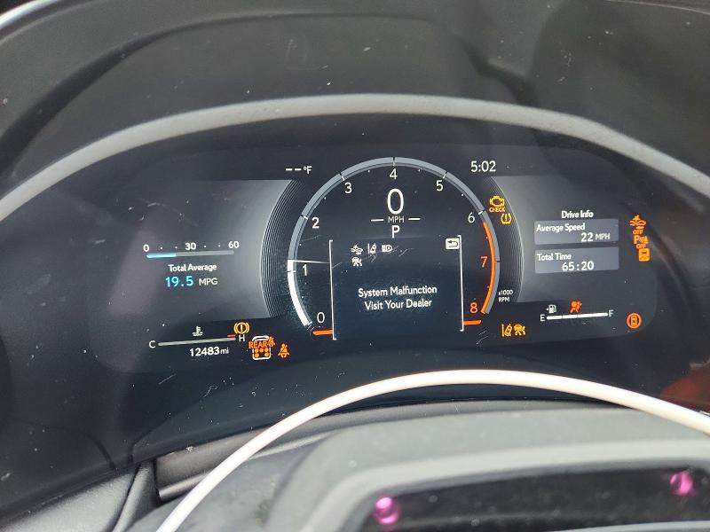 2025 Lexus Tx VIN 5TDAAAA69SS017213 COPART salvage auction — FRONT END, Ca - Dis/Dlr/Exp Only Clean Title, sold $21,500 on 2026-07-13 (photo 9)