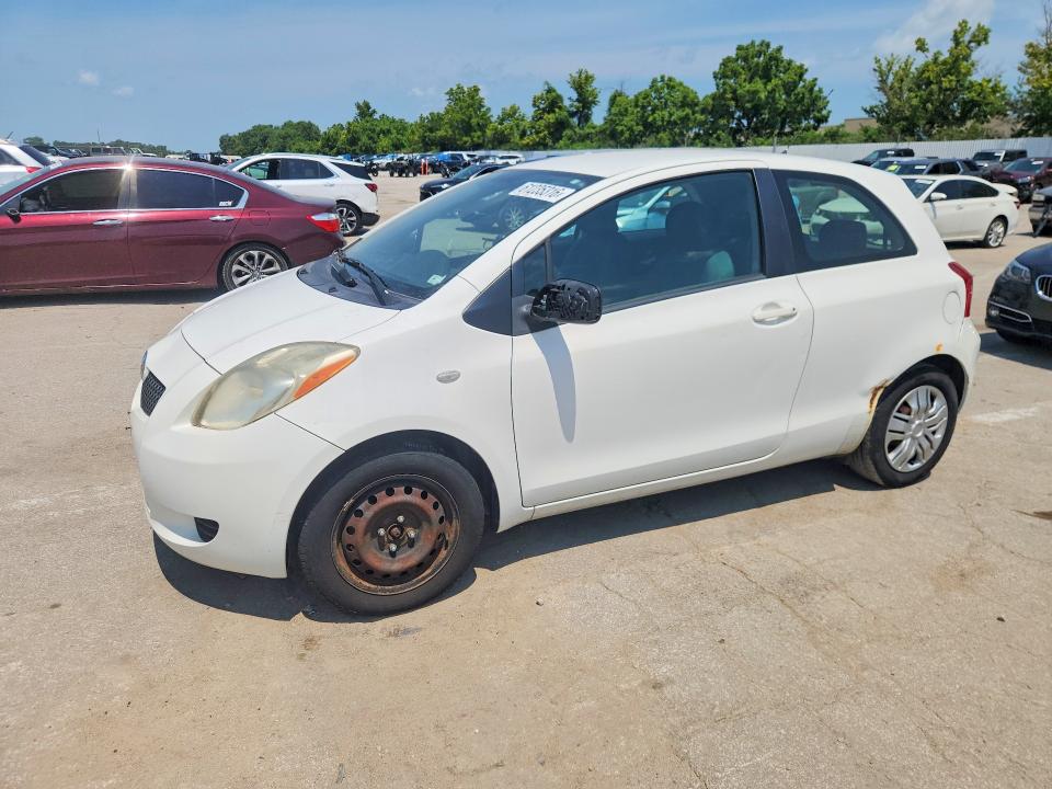 2008 Toyota Yaris VIN JTDJT923475133719 COPART salvage auction — SIDE, Mo - Certificate Of Title, sold $175 on 2026-07-28 (photo 1)