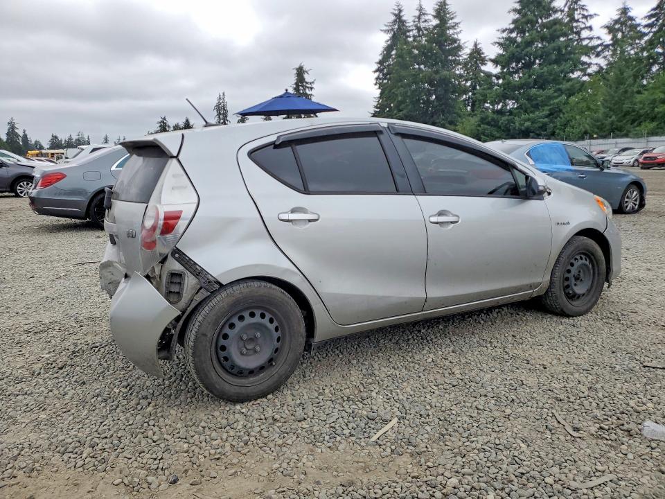2014 Toyota Prius c VIN JTDKDTB35E1061366 COPART salvage auction — REAR END, Wa - Bill Of Sale, sold $725 on 2026-07-10 (photo 3)