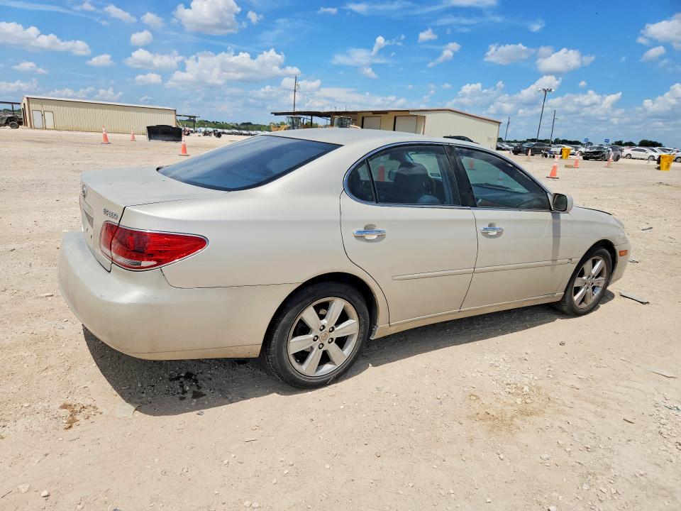 2005 Lexus Es 330 VIN JTHBA30G755122335 COPART salvage auction — REAR END, TX - SALVAGE VEHICLE TITLE (P), sold $850 on 2026-07-22 (photo 3)