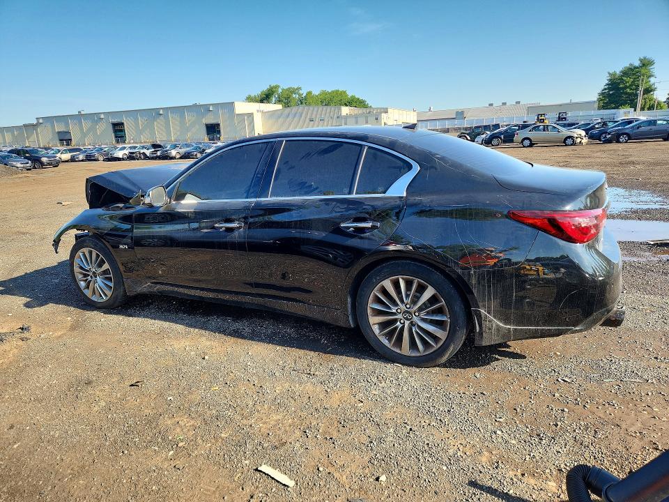 2019 Infiniti Q50 VIN JN1EV7AR0KM555431 COPART salvage auction — FRONT END, MD - CERT OF SALVAGE > 75% DAMAGE, sold $1,450 on 2026-07-21 (photo 2)