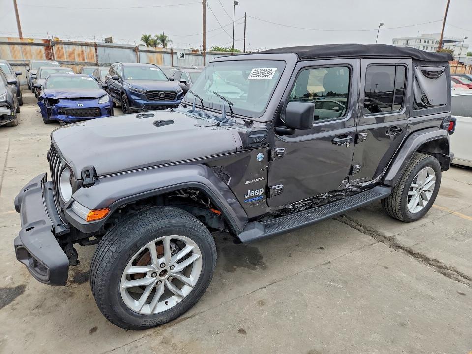 2021 Jeep Wrangler / VIN 1C4JJXP65MW749934 COPART salvage auction — SIDE, Tx - Dis/Dlr/Exp Only Salvage Title, sold $16,000 on 2026-07-29 (photo 1)