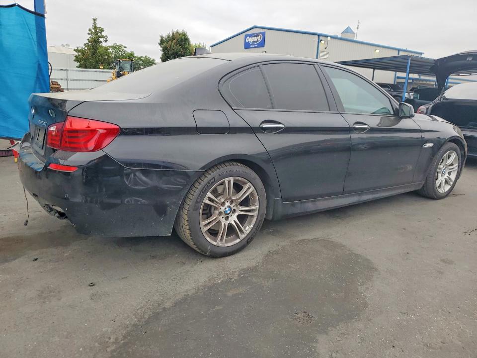 2011 BMW 5er VIN WBAFR1C50BC741079 COPART salvage auction — REAR END, Ca - Salvage Certificate, sold $60 on 2026-07-16 (photo 3)
