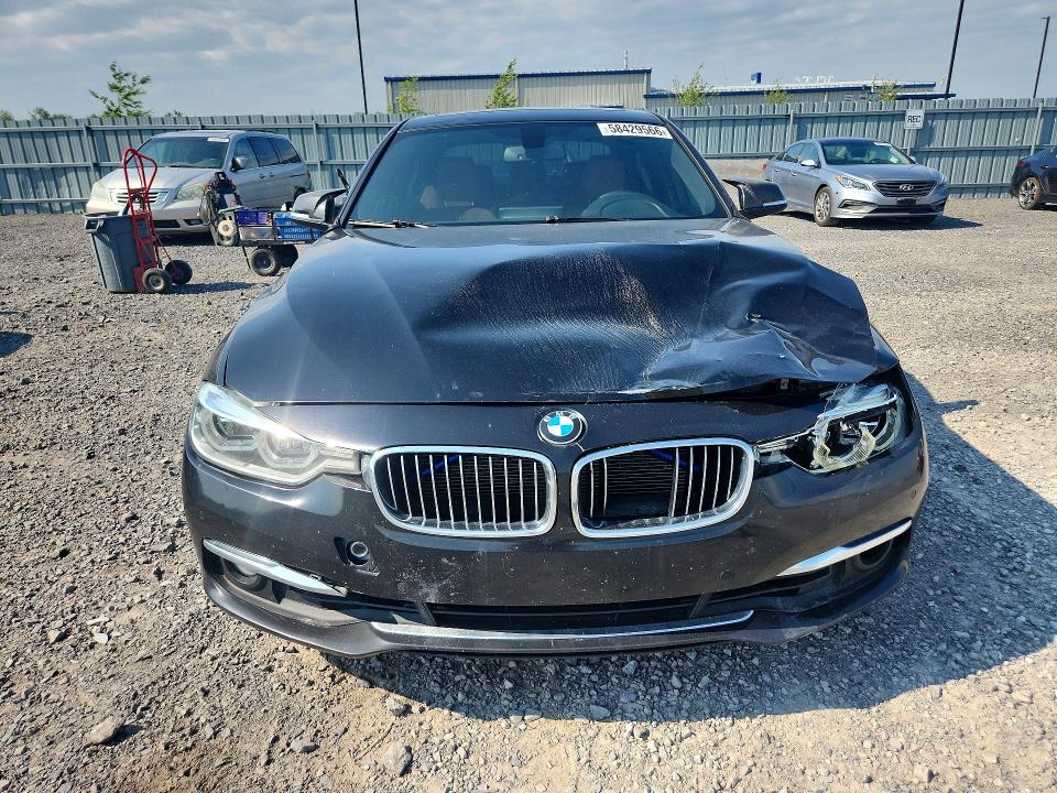 2016 BMW 3er VIN WBA8E3G51GNU01865 COPART salvage auction — FRONT END, On - Permit Salvage, sold $1,150 on 2026-08-06 (photo 5)