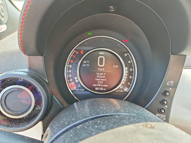 2015 Fiat 500 VIN 3C3CFFFH6FT503608 COPART salvage auction — FRONT END, Nj - Cert Of Title-Salvage, sold $1,650 on 2026-08-03 (photo 9)