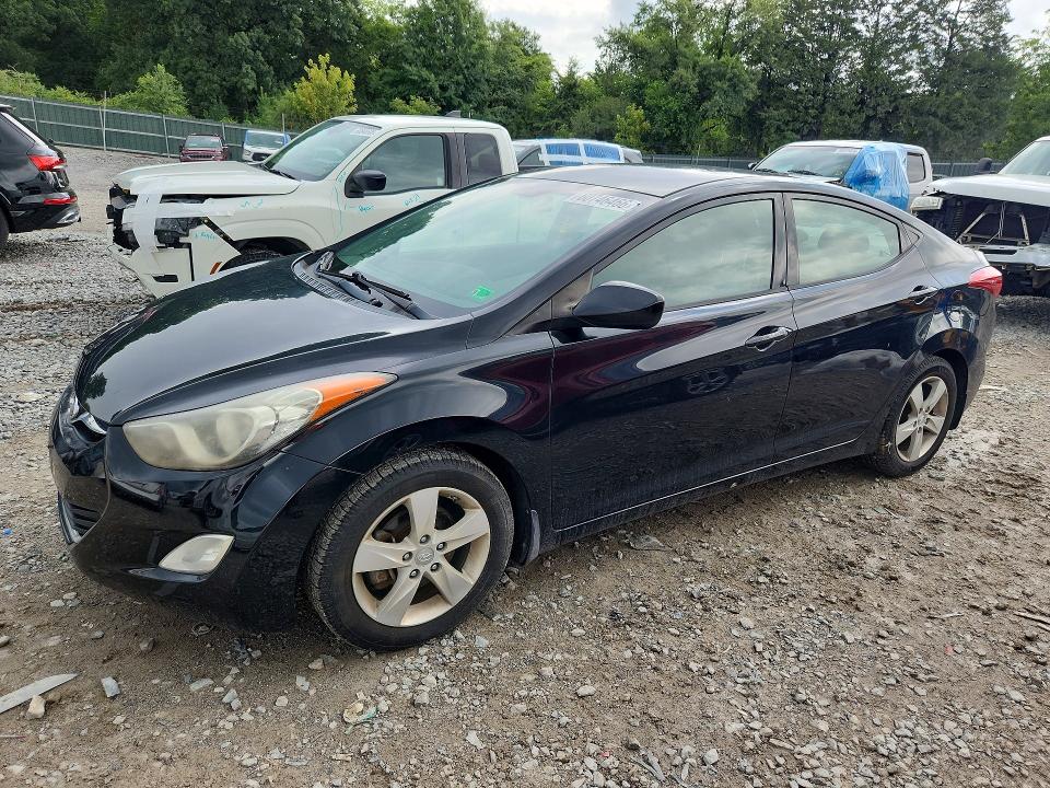 2013 Hyundai Elantra VIN KMHDH4AE0DU743912 COPART salvage auction — FRONT END, TN - SALVAGE CERTIFICATE (P), sold $175 on 2026-07-21 (photo 1)