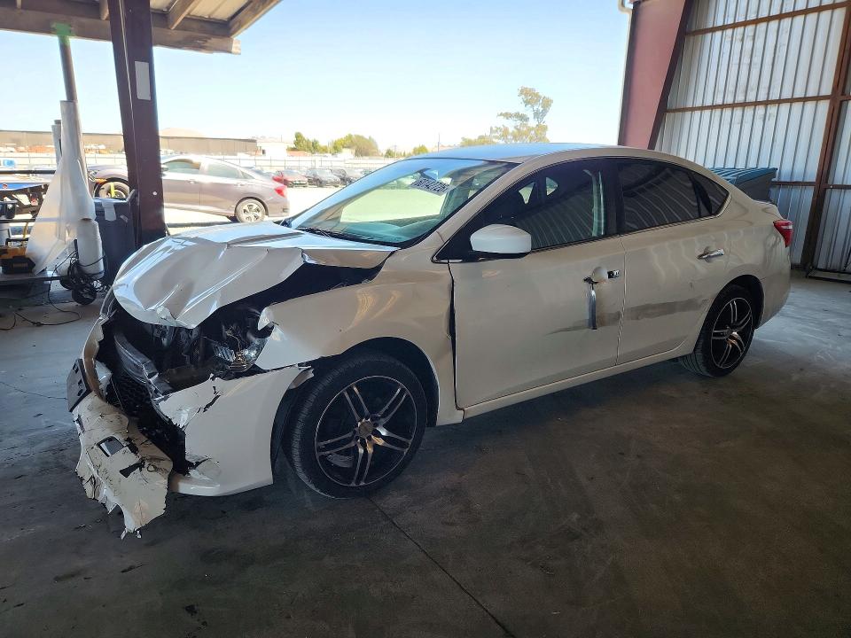 2017 Nissan Sentra VIN 3N1AB7AP3HL655032 COPART salvage auction — FRONT END, Ca - Dis/Dlr/Exp Clean W/Salv Hist, sold $1,000 on 2026-08-02 (photo 1)