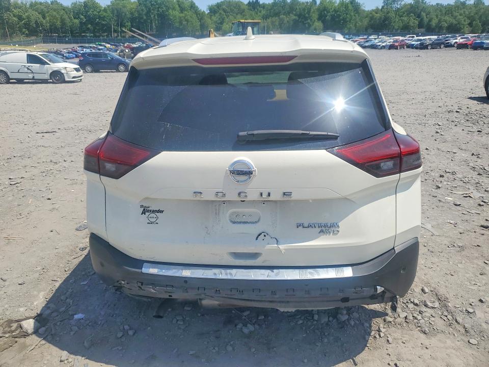 2021 Nissan Rogue VIN JN8AT3DD9MW319446 COPART salvage auction — REAR END, PA - CERTIFICATE OF SALVAGE, sold $8,700 on 2026-07-29 (photo 6)
