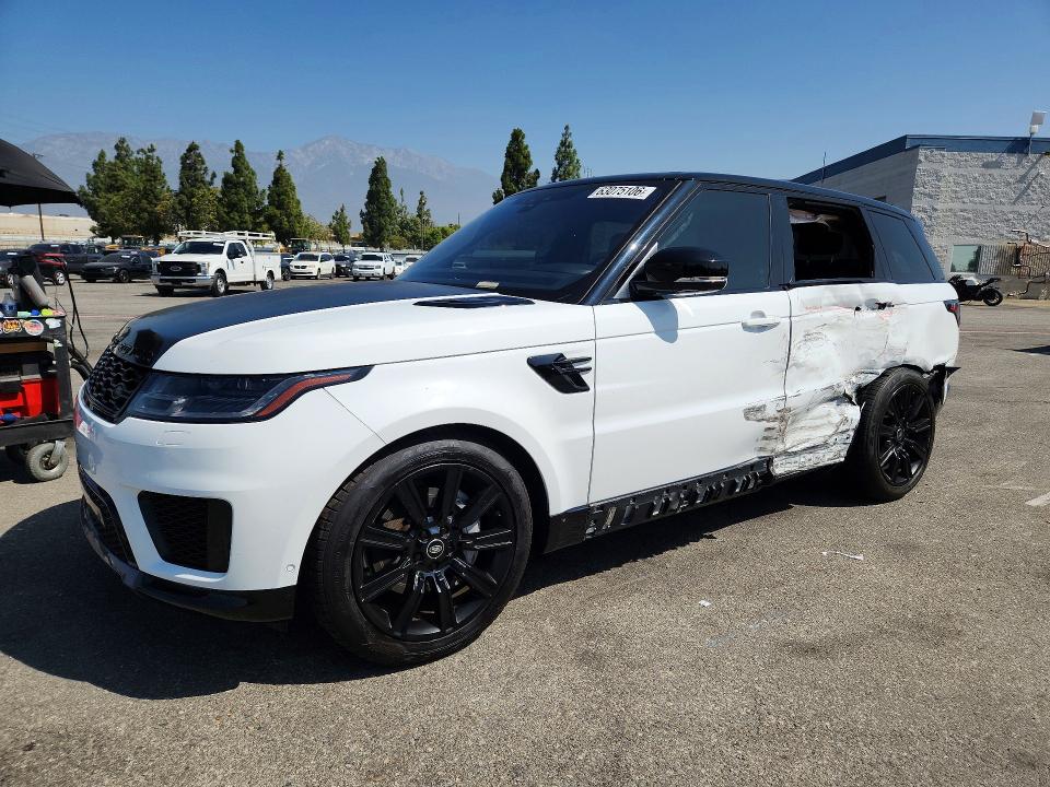 2021 Land rover Range rover sport VIN SALWR2SU7MA758311 COPART salvage auction — SIDE, Ca - Salvage Certificate, sold $10,700 on 2026-09-03 (photo 1)