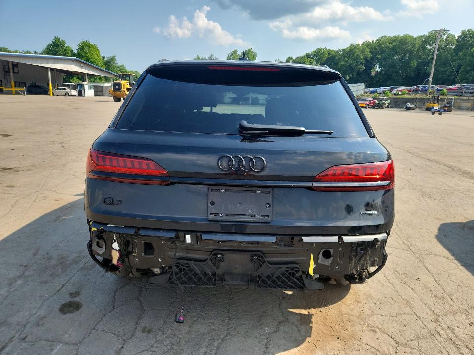 2024 Audi Q7 VIN WA1VXBF70RD006835 COPART salvage auction — REAR END, Ny - Mv-907A Salvage Certificate, sold $23,000 on 2026-07-28 (photo 6)