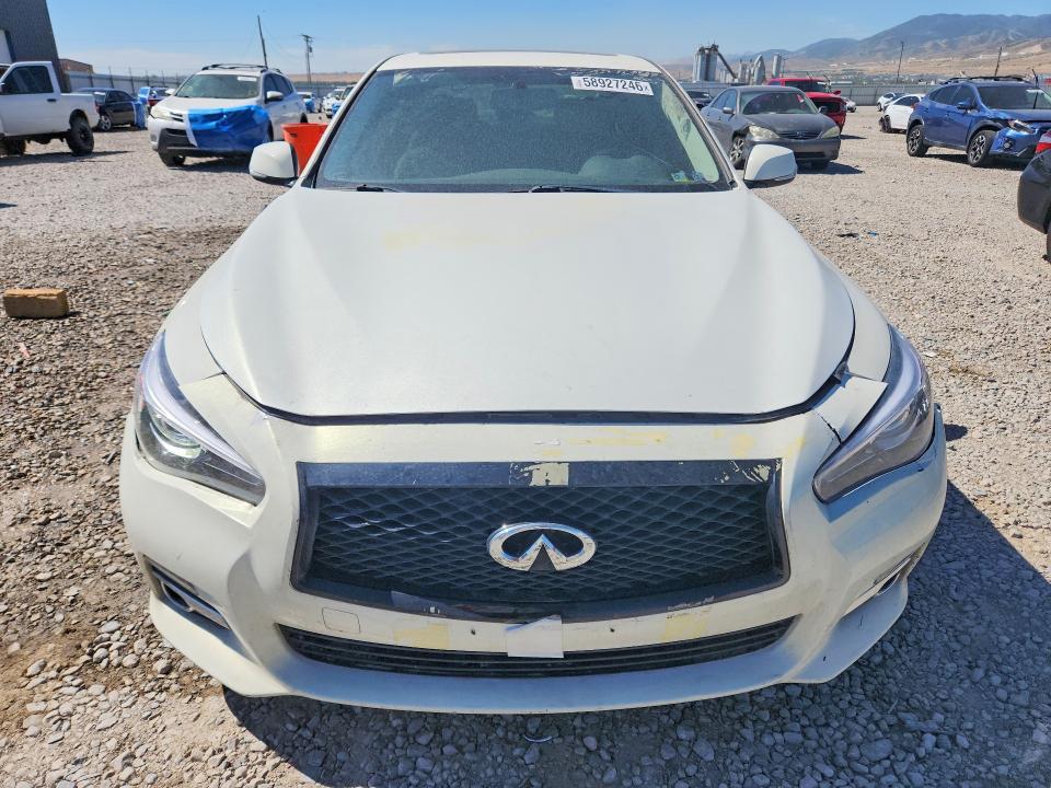 2017 Infiniti Q50 VIN JN1EV7AP6HM741725 COPART salvage auction — FRONT END, Nj - Cert Of Title-Salvage, sold $2,700 on 2026-07-24 (photo 5)