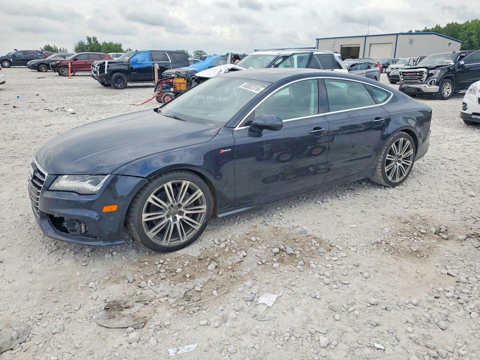 2014 Audi A7 VIN WAU2GAFC6EN012558 COPART salvage auction — FRONT END, Mi - Certificate Of Title, sold $950 on 2026-07-30 (photo 1)