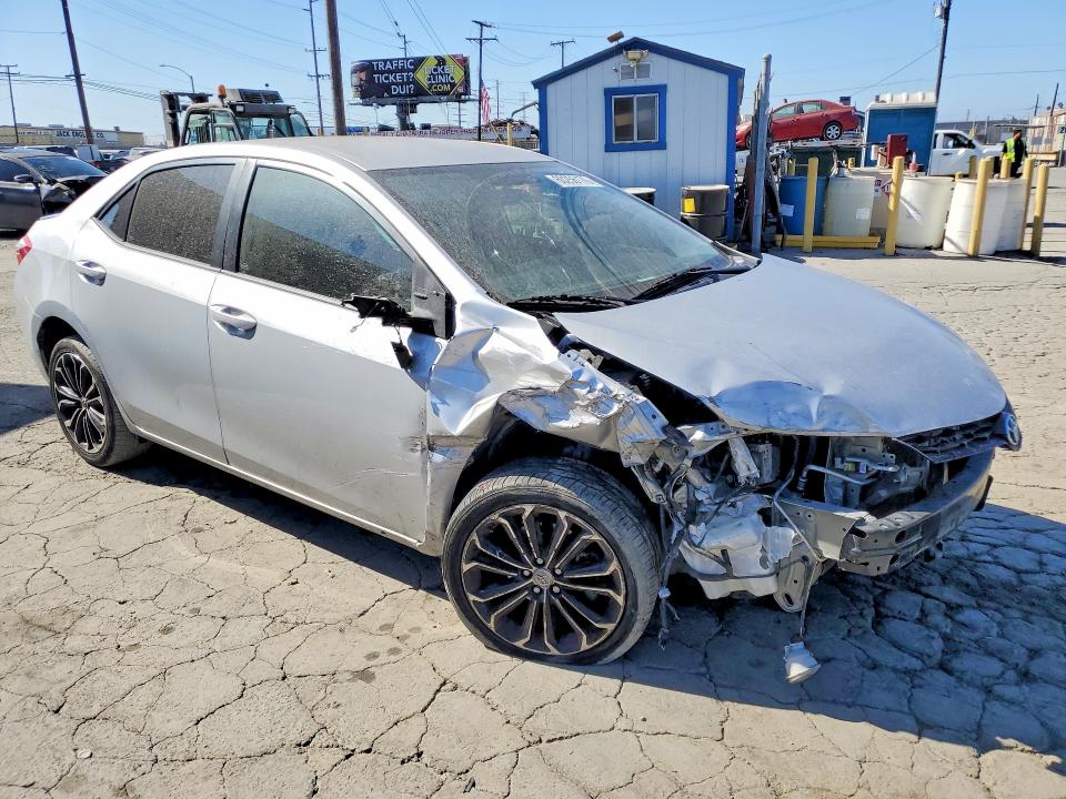 2016 Toyota VIN 5YFBURHE0GP550011 COPART salvage auction — FRONT END, Ca - Salvage Certificate, sold $1,600 on 2026-07-30 (photo 4)